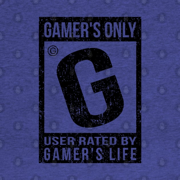 RATED G FOR GAMER!  Black Designv1.2 by ArelArts